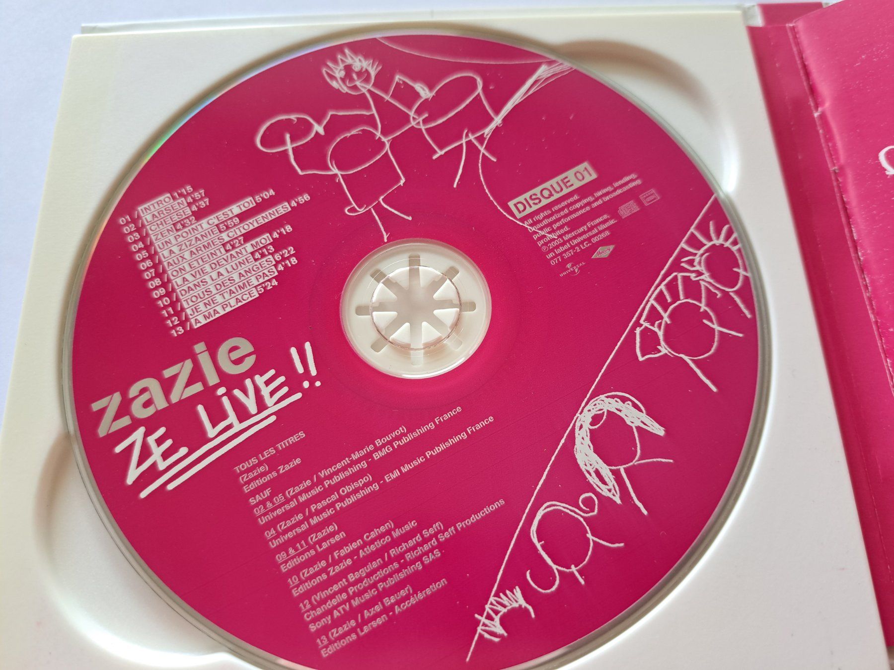 CD: Cd Zazie - Live Double albums  – Usato da Pully venduto da bro_n52j 3