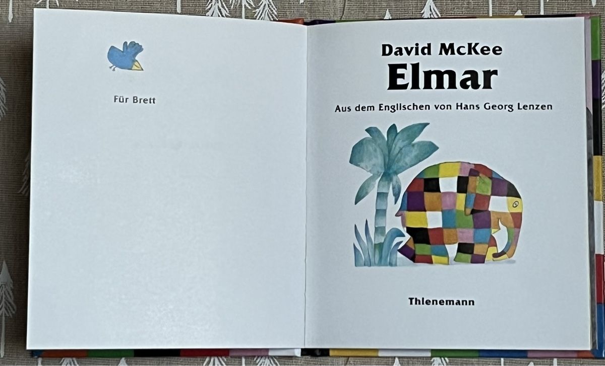 Libri: Kinderbuch ELMAR von David McKee – Usato da La Tour-de-Peilz venduto da Pansy02 2