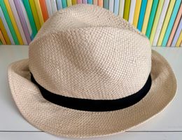 Street One heller Strohhut, Hut, hat, M - L, Sonnenhut