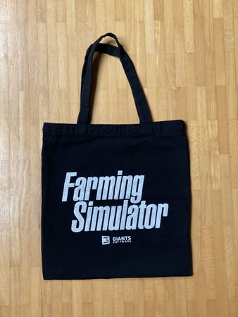 Farming Simulator Tasche Schwarz GIANTS SOFTWARE Stoffbeutel