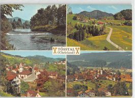 Schöne Ansichtskarte Tösstal 1985 ZH Zürich