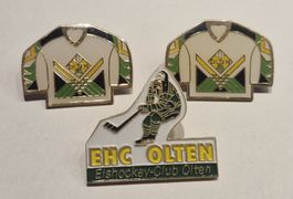 EHC Olten Pins, 3er Set, Anstecker, Eis Hockey Club Olten