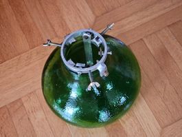Christbaumständer / grünes Glas / für grössere Bäume