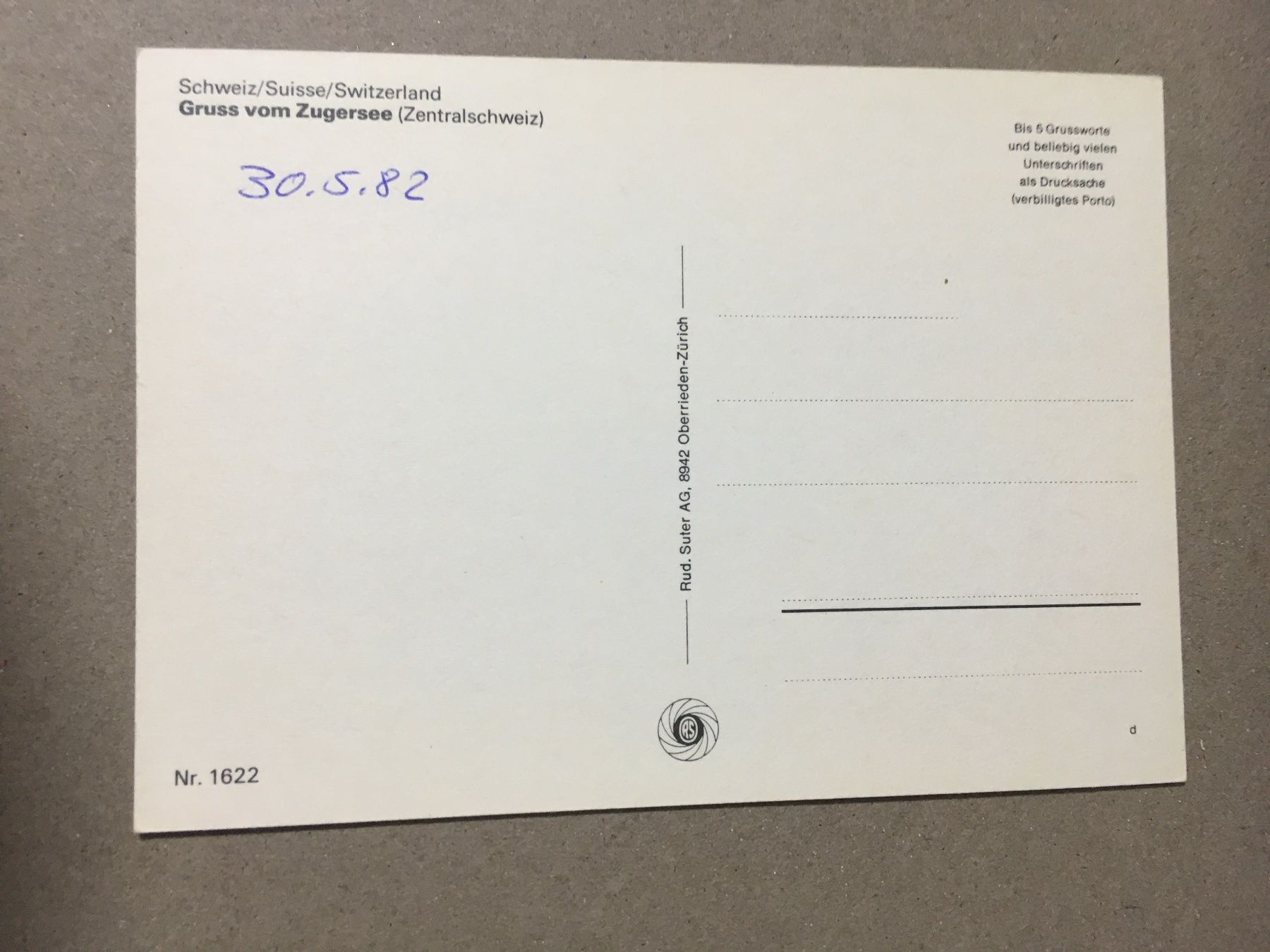 Cartoline postali: AK Zugersee mehrbildrig – Usato da Küttigen venduto da Melisch1000 1