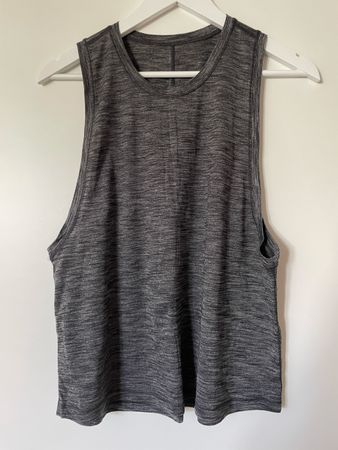 lululemon top grau meliert grösse m