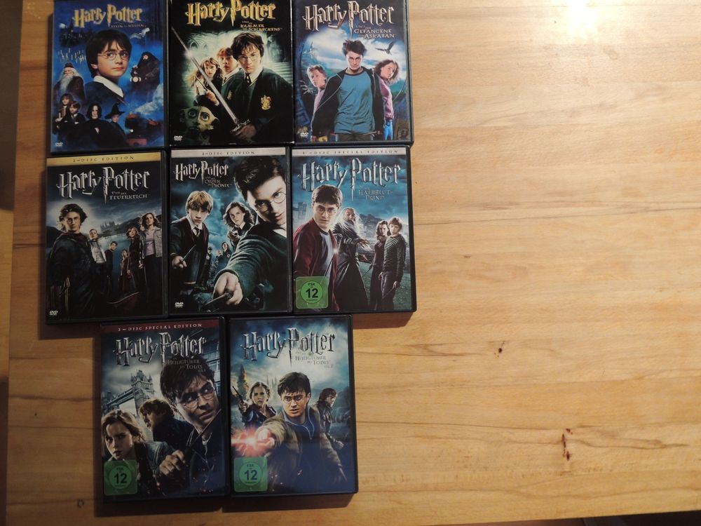 DVD Harry Potter Teil 1 bis 8 komplett Kaufen auf Ricardo