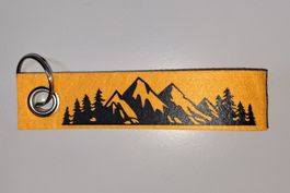 Schlüsselanhänger Bergkette