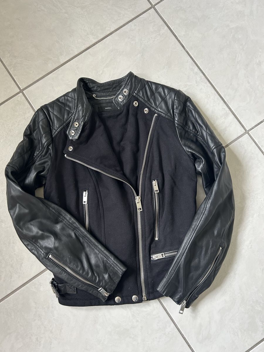 Diesel Giacche: Veste Diesel noire en cuir – Usato da Boncourt venduto da fcb2005 2