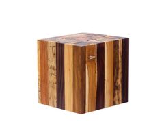 Beistelltisch 25 x 30 x 30 cm Hocker Tisch Holz Treibholz