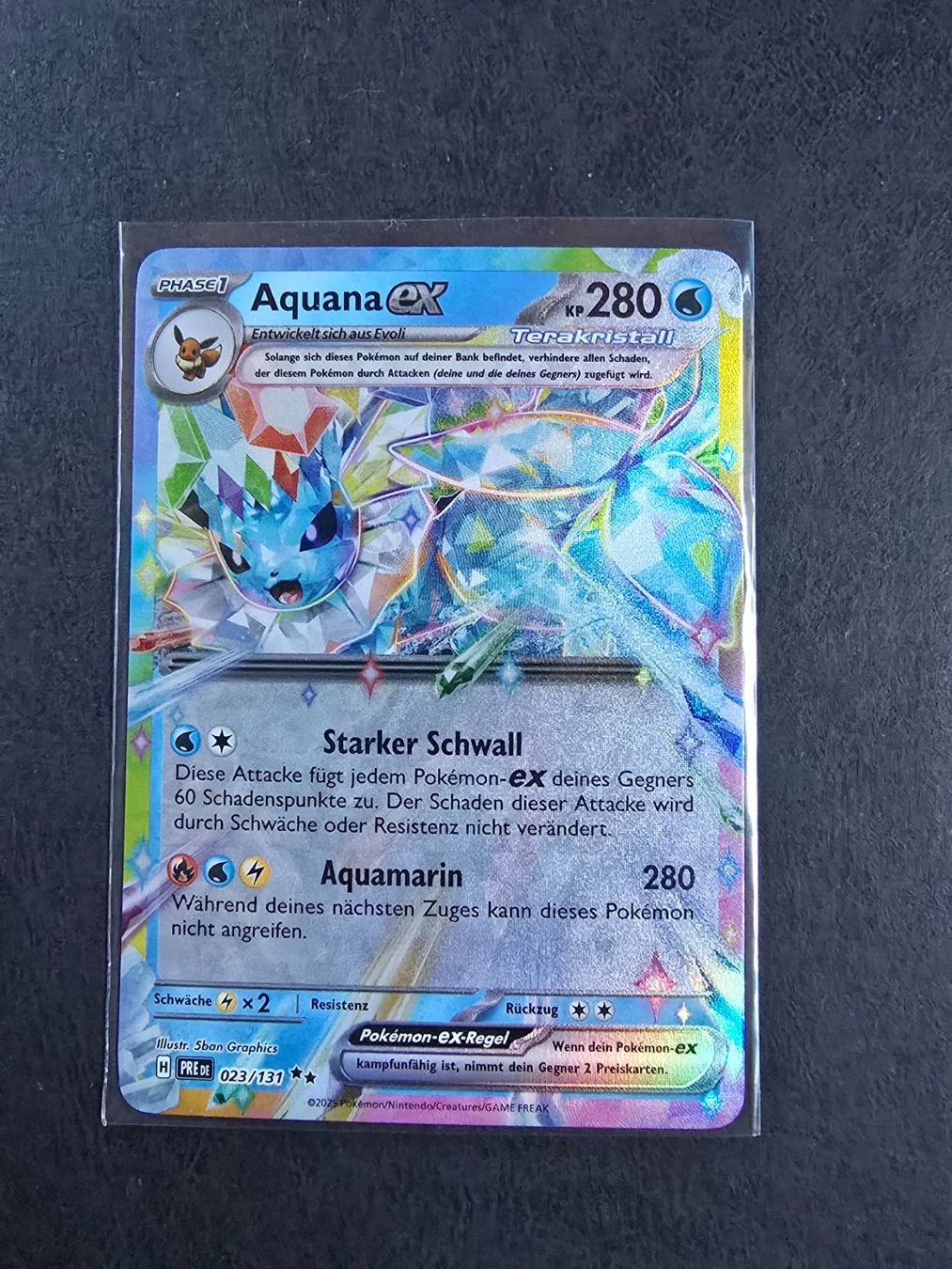 Pokémon Carte collezionabili: Pokemon Aquana ex 023/131 DE – Usato da triesenberg venduto da wisi369