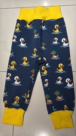 Ente Pumphose Mitwachshose aus Sweatstoff Gr. 80/86 Neu