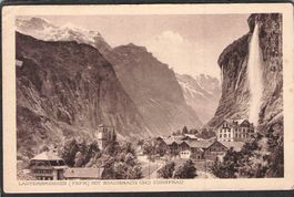 ^Lauterbrunnen , Mit Staubbach und Jungfrau