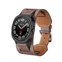 Armband Leder Retro Stil für Galaxy Watch Ultra 7 8 47 mm