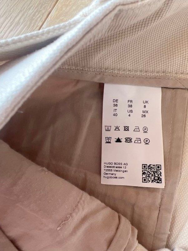 Hugo Boss Hosen: BOSS Culotte Hose Gr. 36 helles beige/cremeweiss – Neu (gemäss Beschreibung) aus Münsingen von Nik_und_Kat 3