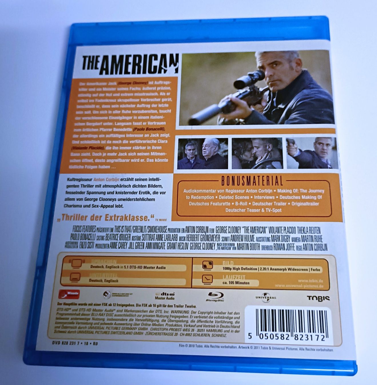 Tutti i DVDs: THE AMERICAN - mit George Cloony – Usato da Köniz venduto da Movieportal007 1