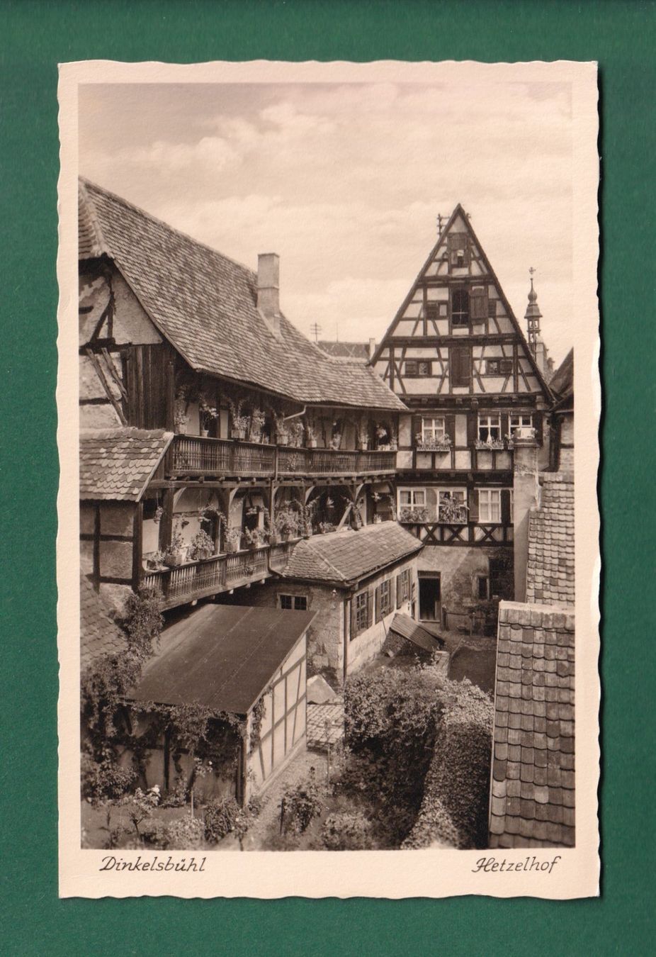 Cartoline postali: DINKELSBÜHL - Hetzelhof – Usato da Pully venduto da nicecards-shop