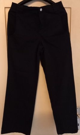 Arbeitshose / Kochhose Gr. S, Teilenschurz weiss, 2 Messer