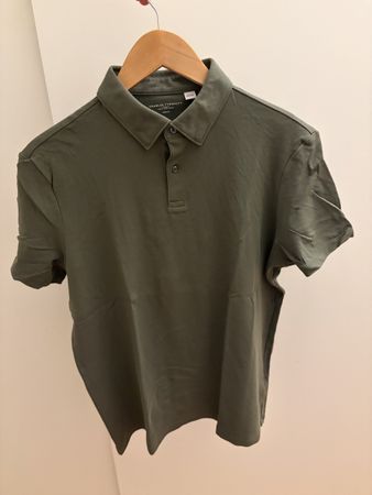 Charles Tyrwhitt Poloshirt Oliv Gr. M Baumwolle
