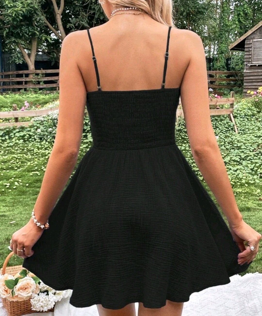 Kleider: Neues schwarzes Sommer Kleid Grösse M – Neu (gemäss Beschreibung) aus Kallnach von _blub_ 3