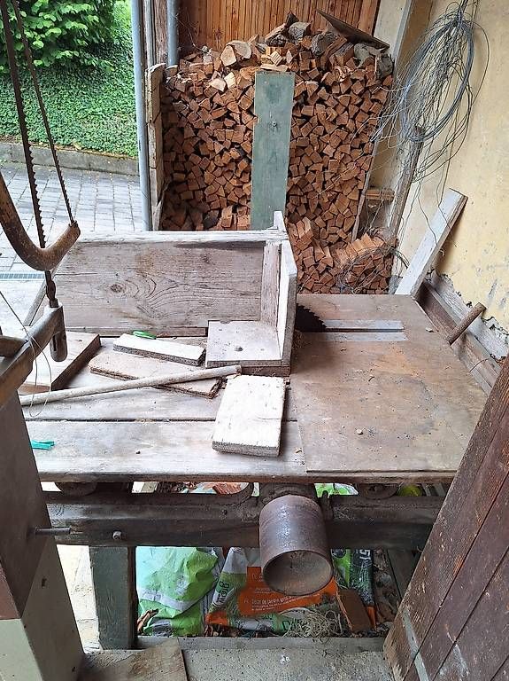 Sägen: Holzfräse mit Antrieb Motor – Gebraucht aus Kaisten von Naef3 1