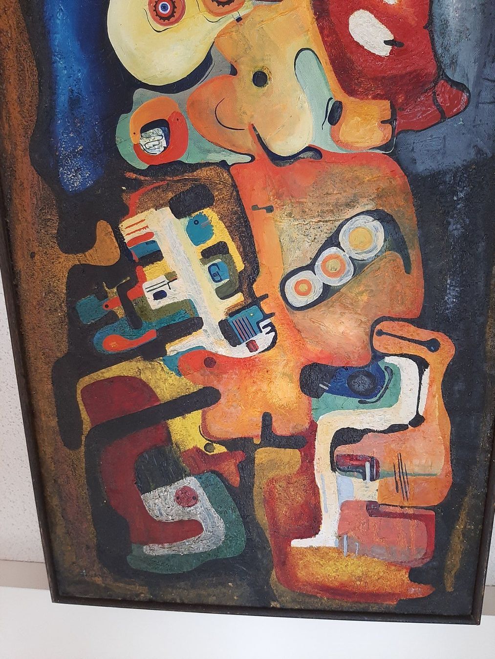Dipinti: Gemälde TOTEM von Kurt Lauer – Usato da Kreuzlingen venduto da mazi07 2