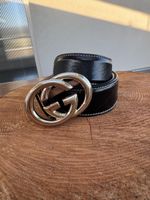 Gucci Gūrtel Damen schwarz Lackleder Grösse 80/32 Oryginal