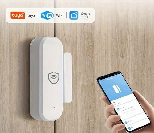 Sistemi d'allarme: Smart Home WLAN Tür-/Fenstersensor – Nuovo e nell'imballaggio originale da Liestal venduto da OMAROSHOP