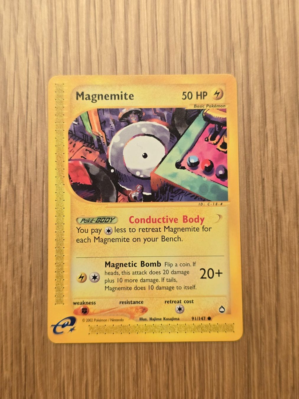 Pokémon Carte collezionabili: Pokémon TCG Aquapolis Magnemite – Nuovo (secondo la descrizione) da Rotkreuz venduto da Mahkoh