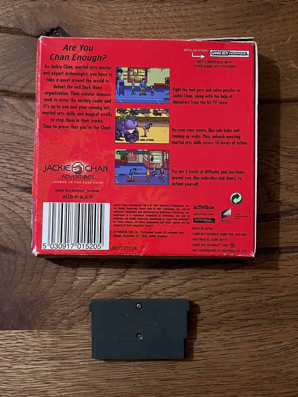 Spiele: Jackie Chan Adventures GBA Spiel - mit Verpackung – Gebraucht aus Zuerich von Dorsi 1