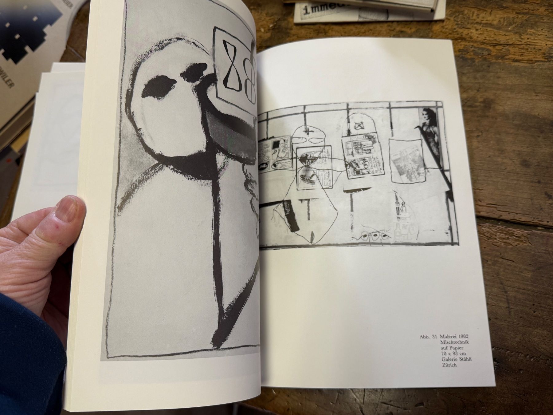 Libri: Hans Schärer und Hans Schweizer 2 Kunstbücher – Usato da Bern venduto da Jwpm66 2