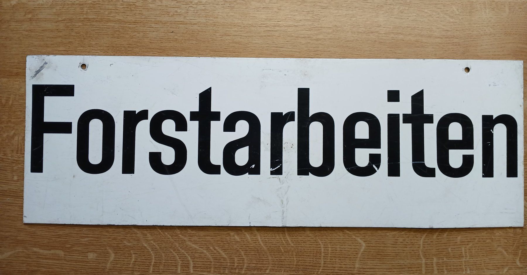 Ecriteaux: Schild "Forstarbeiten!" 60cm – D'occasion à Bilten par Archiv55