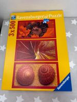 Puzzle 3 x 500 Ravensburger Naturimpressionen in Rot