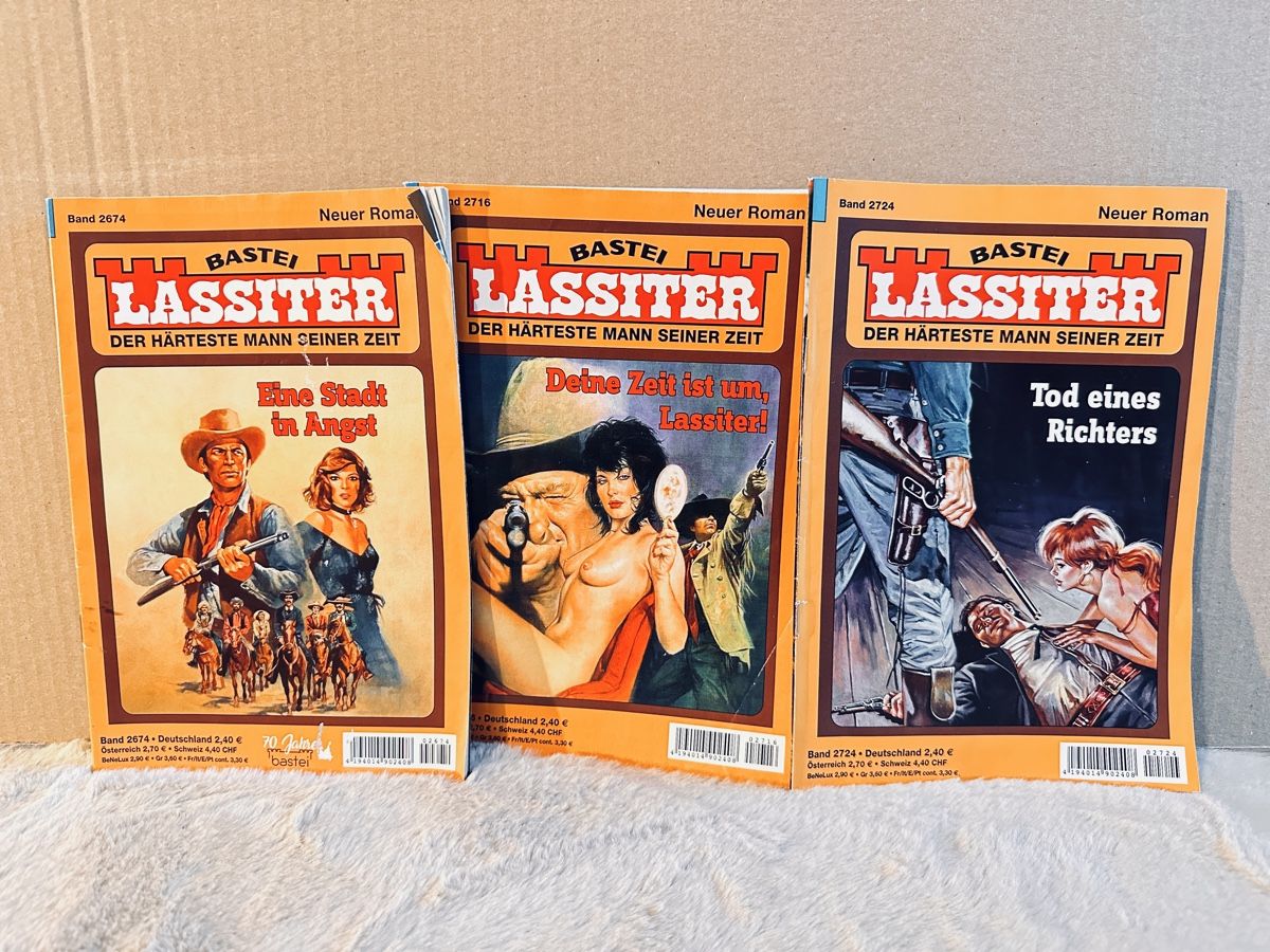 Fumetti: Bastei Lassiter Western-Comics Konvolut 9 Stk. – Usato da Hägendorf venduto da tyl_kzs2