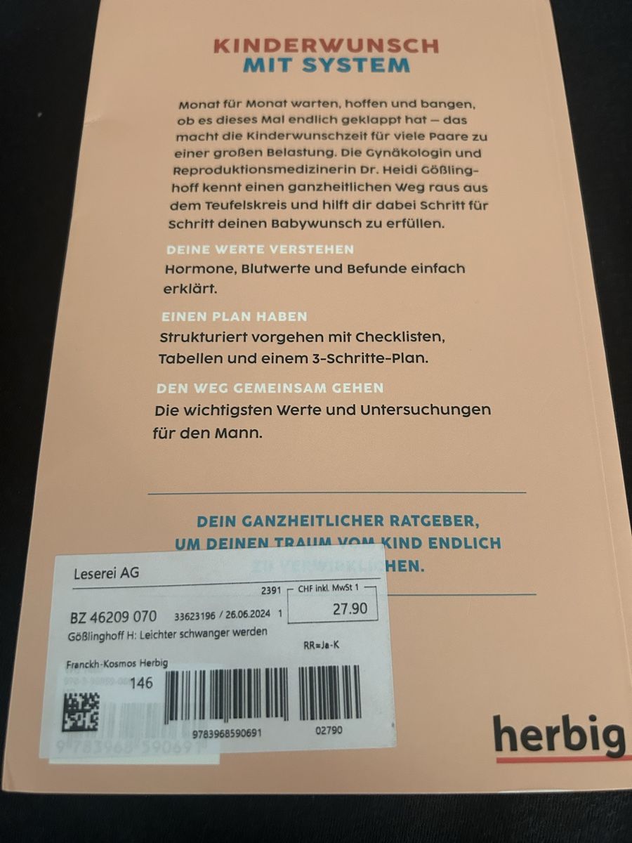 Bücher: Leichter schwanger werden – Gebraucht aus Safenwil von steffikiss 1