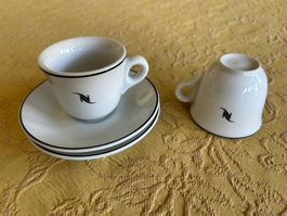 2 tazzine da caffè con piattino Nespresso