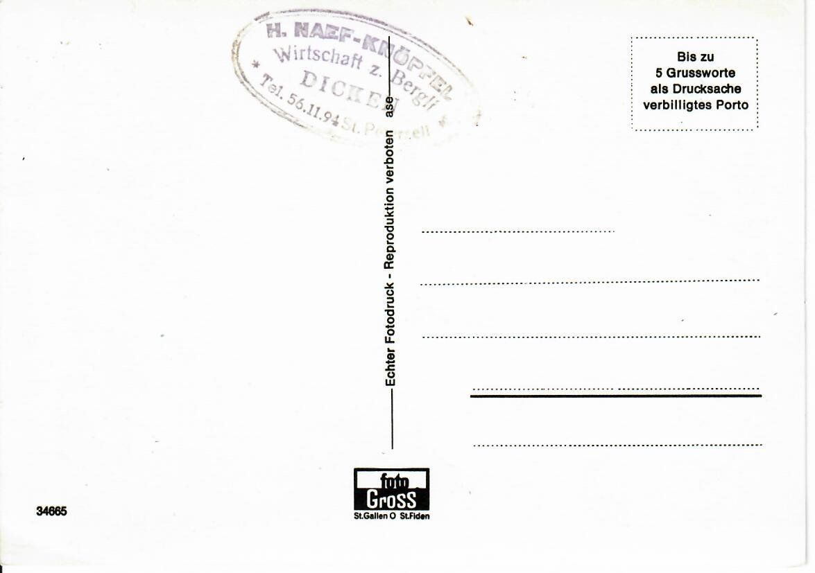 Cartoline postali: Dicken bei Degersheim – Usato da Hochdorf venduto da Ziegel-16 1