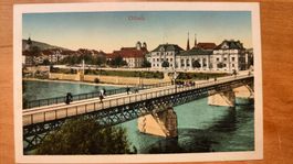 Schöne Karte, Olten mit Brücke um 1910