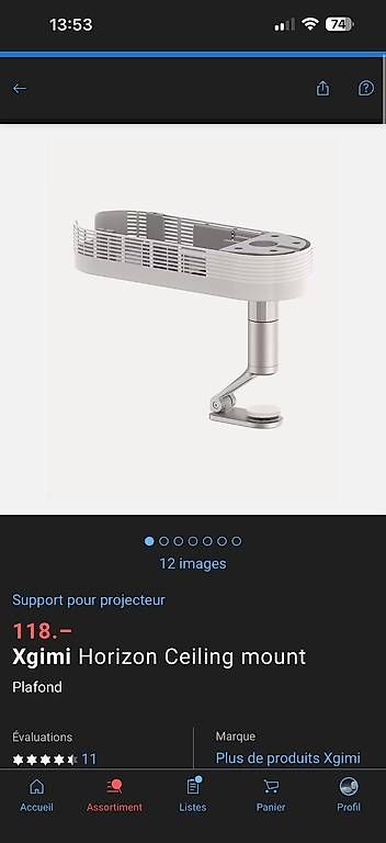 Wandhalterungen: Support plafond pour projecteur – Neu und originalverpackt aus Prilly von SamuelSanchez 1