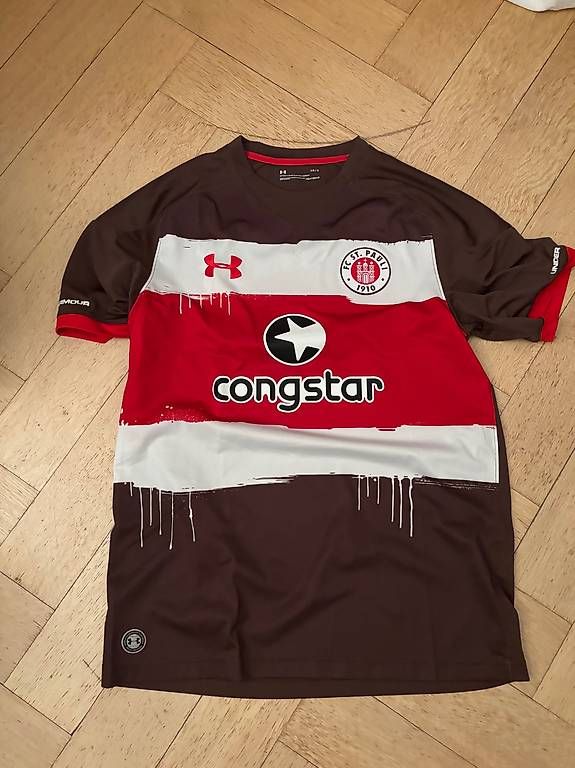 Under Armour Canottiere & Pantaloni: FC St. Pauli Trikot Grösse L – Usato da Bern venduto da oliver.schenker
