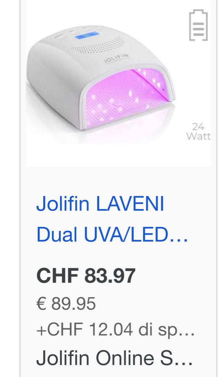 Lampade: Nail und uv Lampen – Usato da Claro venduto da DeZeDo 4