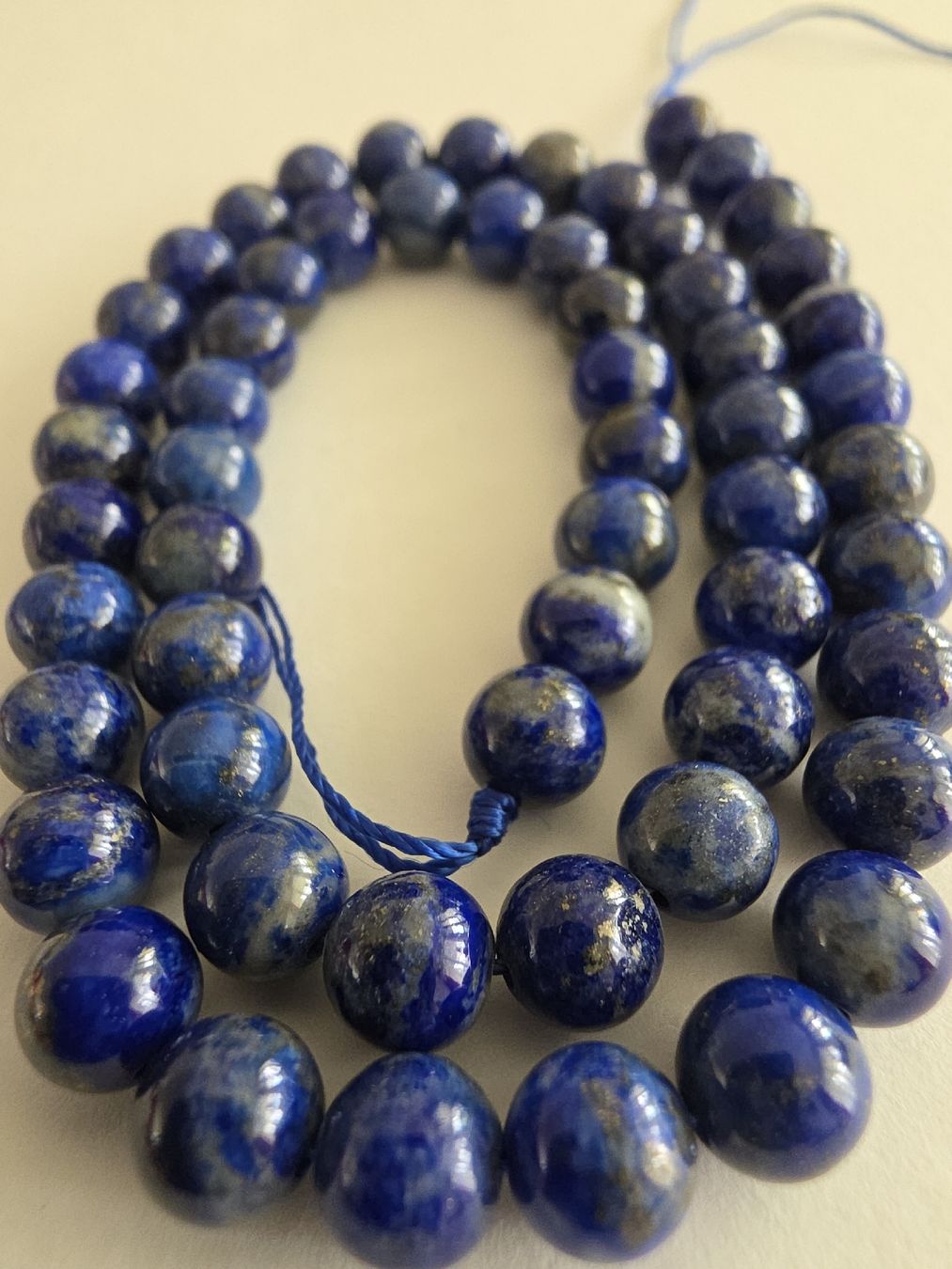 Minerali & Pietre curative: Lapislazuli rund  6mm. Strang – Nuovo e nell'imballaggio originale da Menziken venduto da Mirager