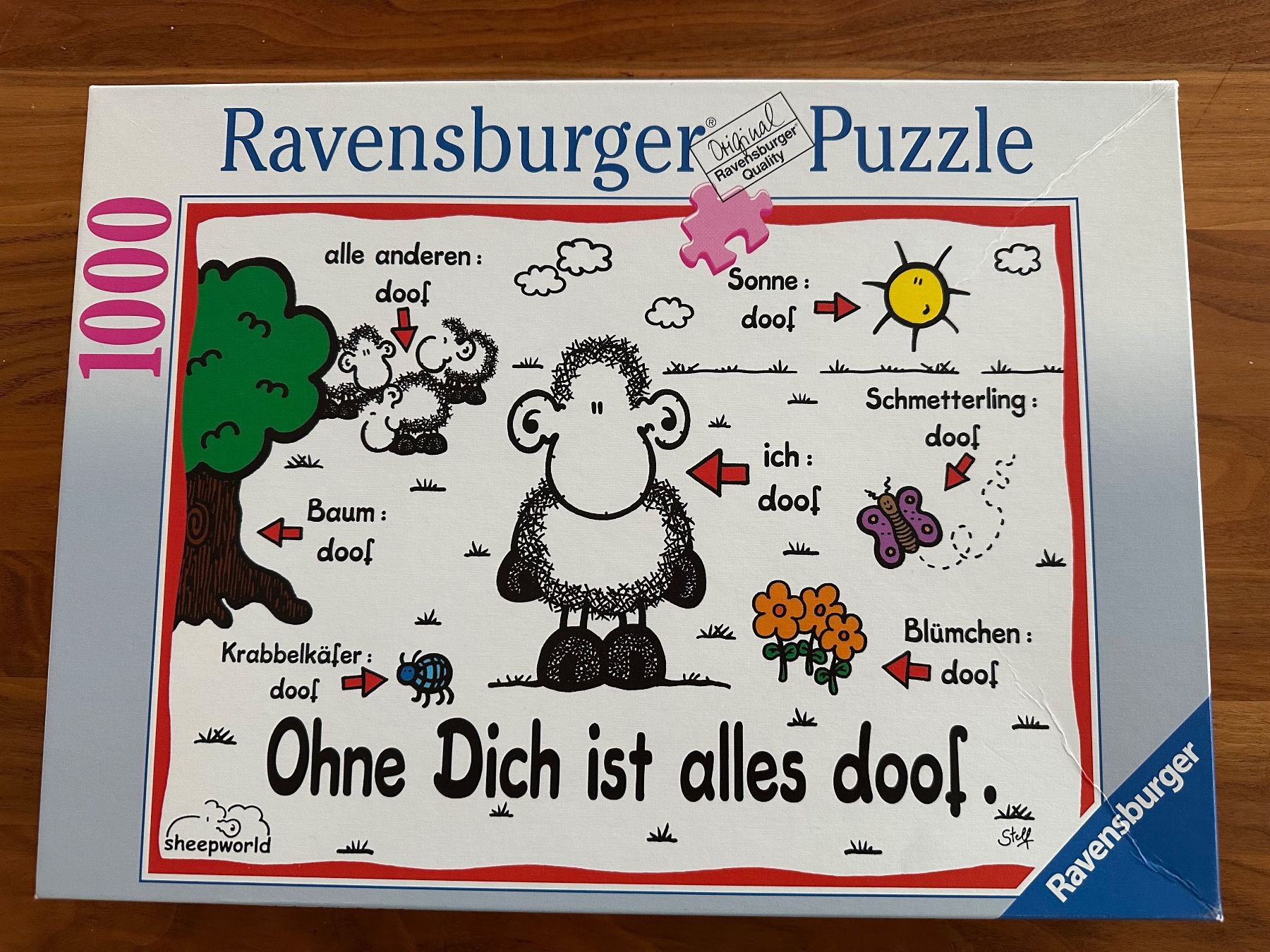 Ravensburger Puzzles: Ravensburger Puzzle - 1000 Teile - sheepworld – Gebraucht aus Bürglen UR von Amdeko