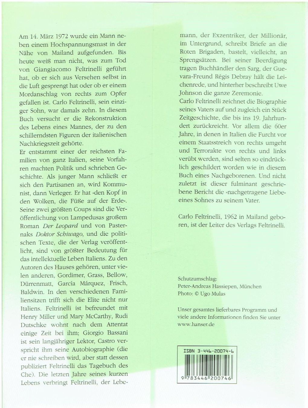 Livres: Senior Service Carlo Feltrinelli – Neuf (Voir description) à Flims - Dorf par Stagediver 2