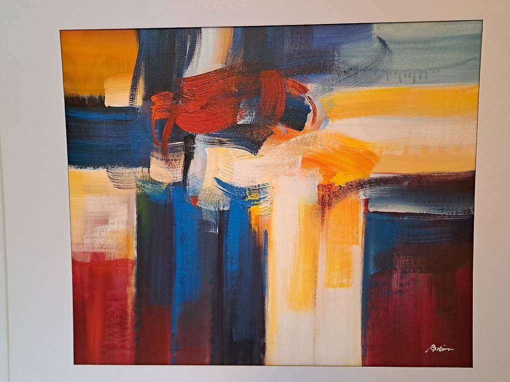 Dipinti: Ölgemälde 'color composition' 50 x 60 – Nuovo e nell'imballaggio originale da Bern venduto da mar_8npr 1