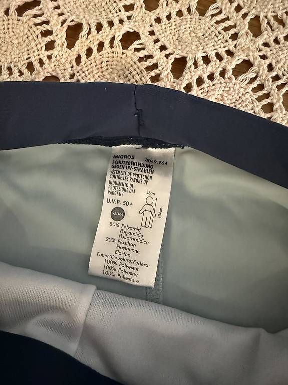 Badehosen: Migros Badehose Gr. 104 – Gebraucht aus Gwatt (Thun) von Bennae 1