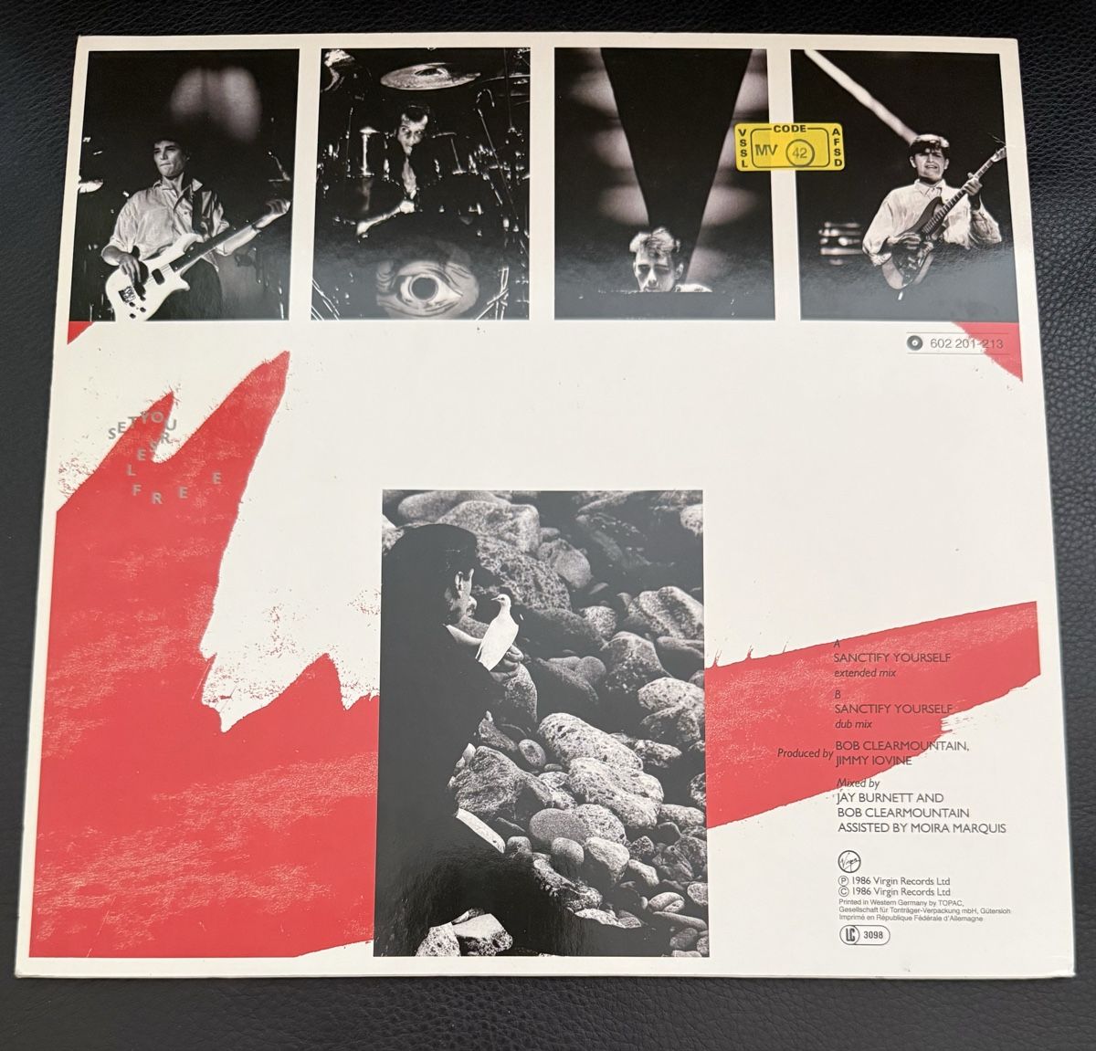 Dischi in vinile: Simple Minds Sanctify Yourself Extended Mix 12“ Single – Usato da Goldach venduto da Donpancho 1