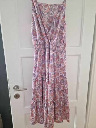 Sommerliches Maxikleid mit Paisley-Muster, Gr. L