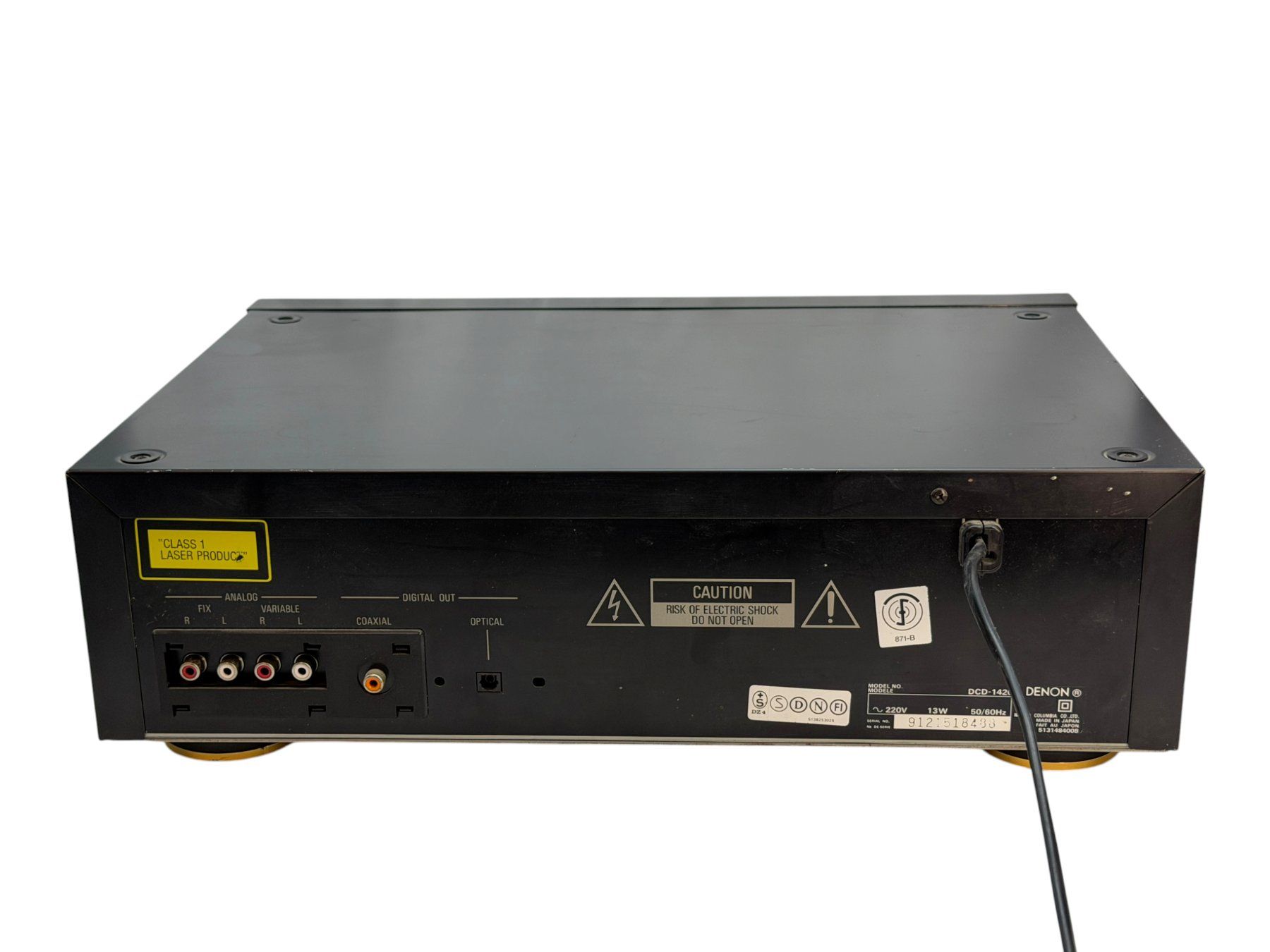 Denon Lettore multimediale & Streamer: Denon DCD-1420 Platine CD Vintage – Usato da Morges venduto da 1tiquaire 6
