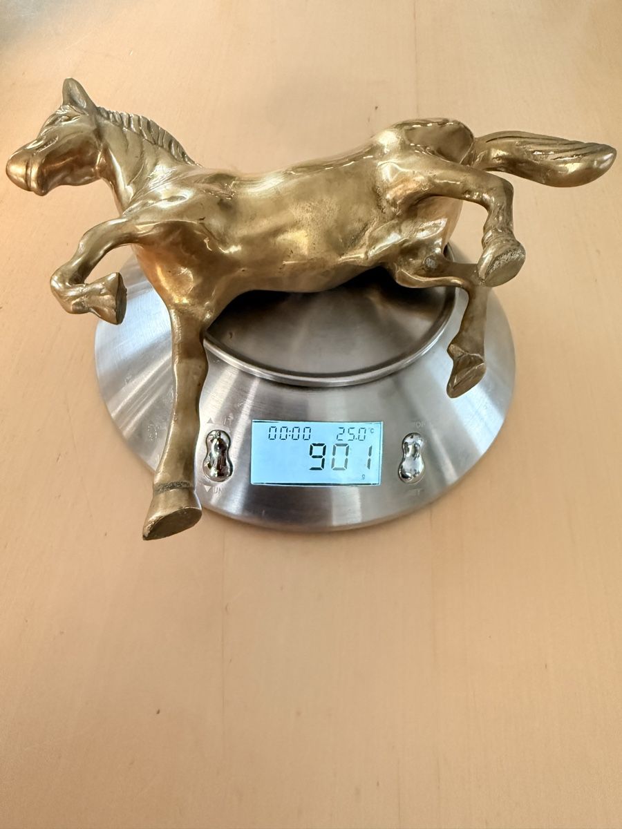 Tutte le decorazioni:     2 massive Messing Pferde – Deko je ca. 900 g – Usato da Schänis venduto da Mikey30 1