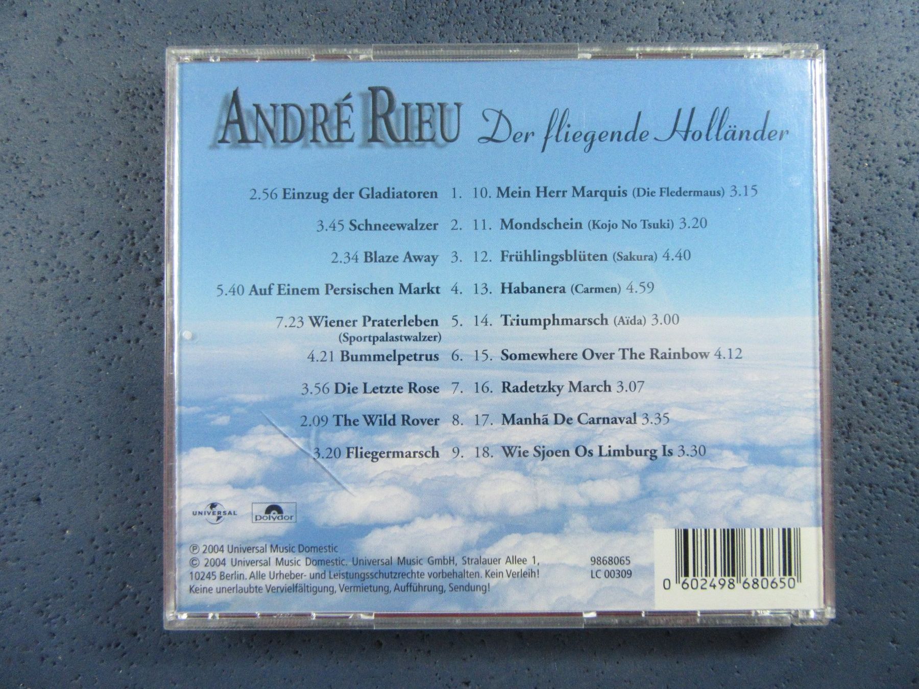 CD: ANDRE RIEO CD " DER FIEGENDE HOLLÄNDER " – Usato da Ettingen venduto da Hausi4711 1